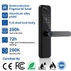 Facial recognition smart door lock, card-swiping smart door lock, remote APP connection and control K0219 Specification image